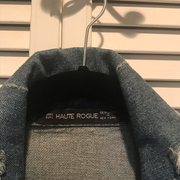 Fun Distressed Denim Jacket - Picture 5 of 5